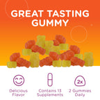 Zahler Chapter One Kids Multivitamin Gummy with 13 Vitamins - 120 Gummies - image 5