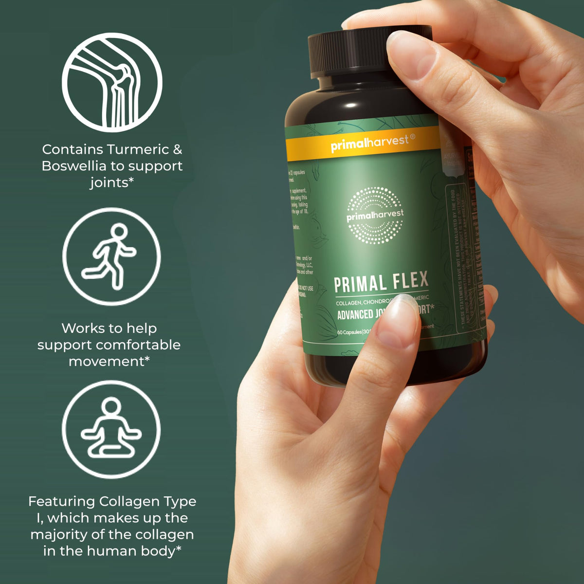 Primal Harvest Flex Daily Supplement - 60 Capsules - image 6