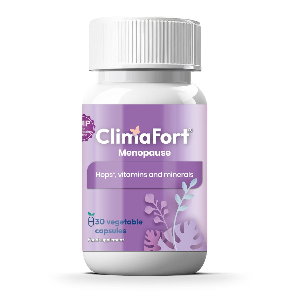 Climafort Menopause Support with Hops - 30 Vegetarian Capsules