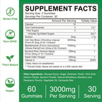 VIFSSG Sea Moss Gummies with Bladderwrack & Burdock Root - 60 Gummies - image 5