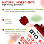 NuttraFaza Keto ACV Gummies with Beetroot - 60 Count - image 4