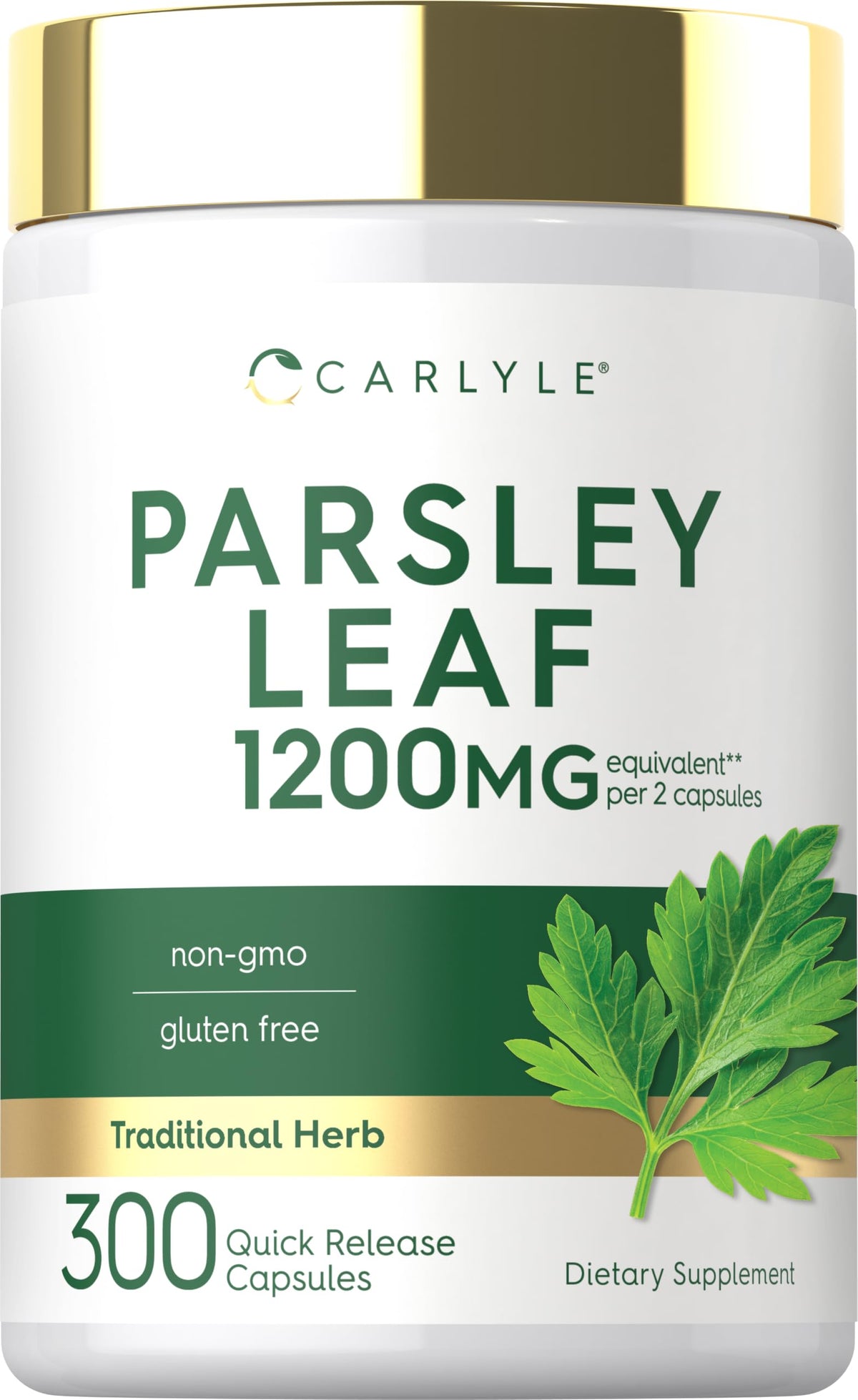 Carlyle Parsley Leaf Supplement - 300 Capsules