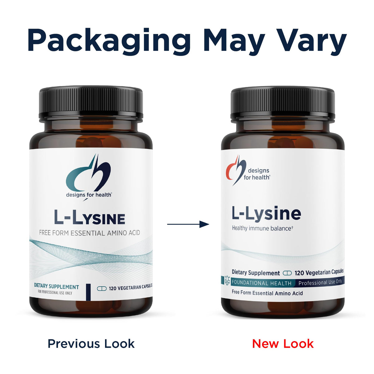 Designs for Health L-Lysine HCL 1500mg - 120 Capsules - image 4