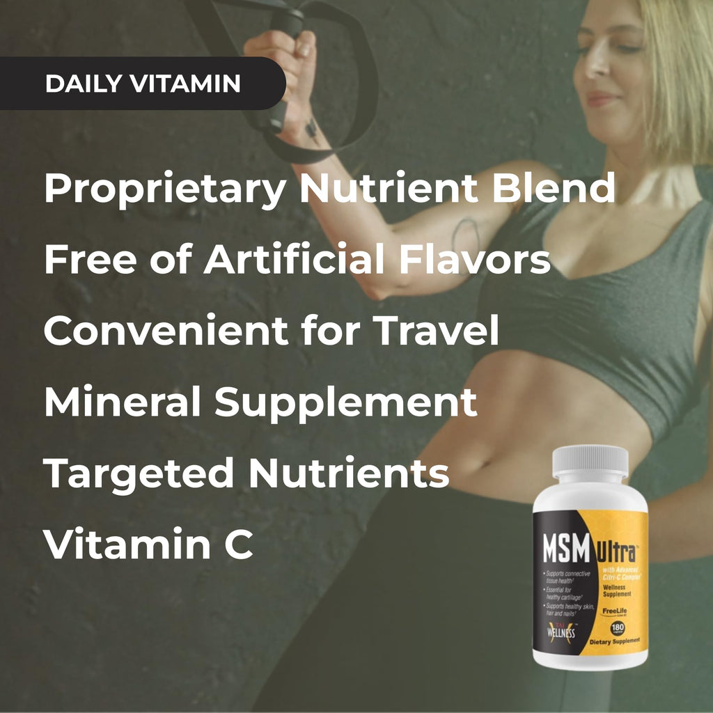 Youngevity MSM Ultra 3000 mg with Vitamin C - 180 Capsules - image 4