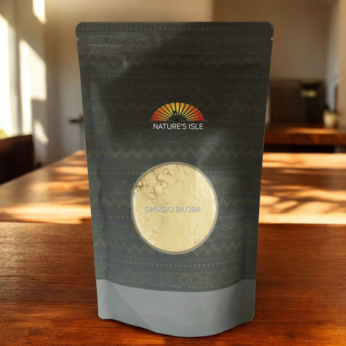 Herbal Island Ginkgo Biloba Leaf Powder 100% Natural - 2 lb