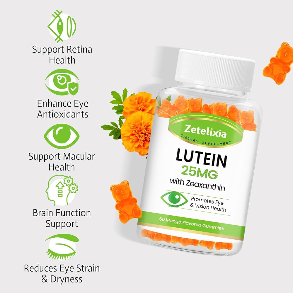 Zetelixia Sugar Free Lutein and Zeaxanthin Gummies