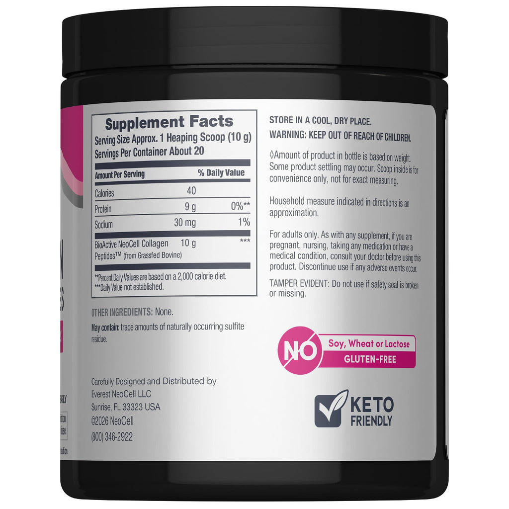 NeoCell Grassfed Collagen Peptides Powder - 7 oz - image 2