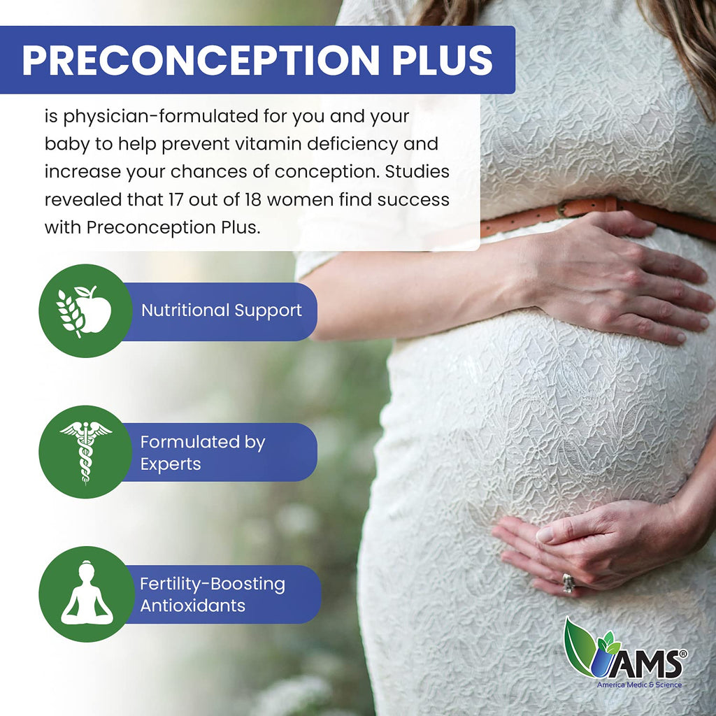 America Medic & Science Preconception Plus - 180 Capsules - image 4