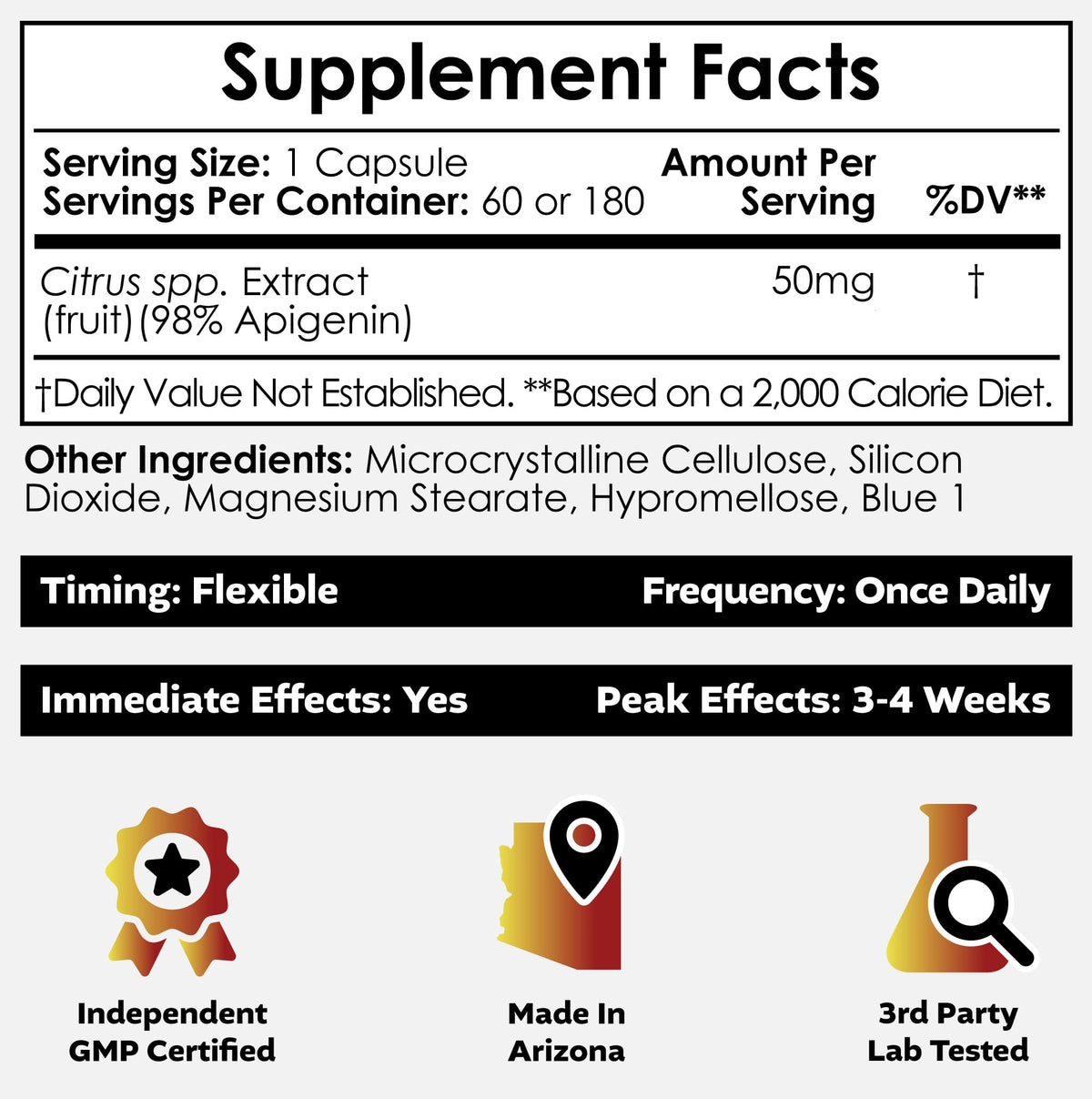 Nootropics Depot Apigenin 50mg - 60 Capsules - image 2