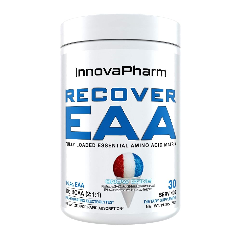 InnovaPharm RECOVER-EAA Essential Amino Acid Powder - 1.22 lb