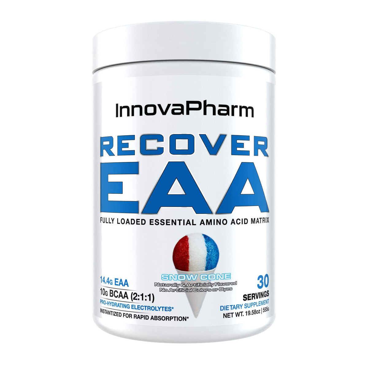 InnovaPharm RECOVER-EAA Essential Amino Acid Powder - 1.22 lb