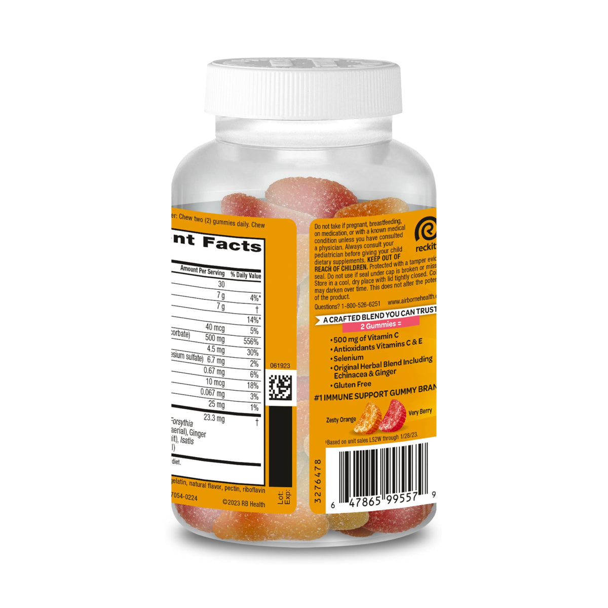 Airborne Kids Vitamin C Gummies Immune Support - 63 Gummies - image 10