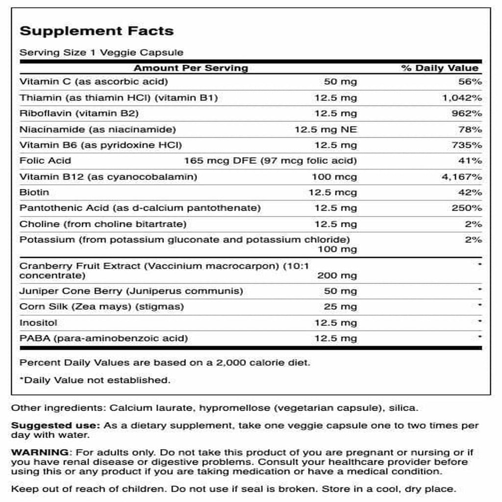 Swanson Kidney Essentials Urinary Support - 60 Vegetarian Capsules - image 2