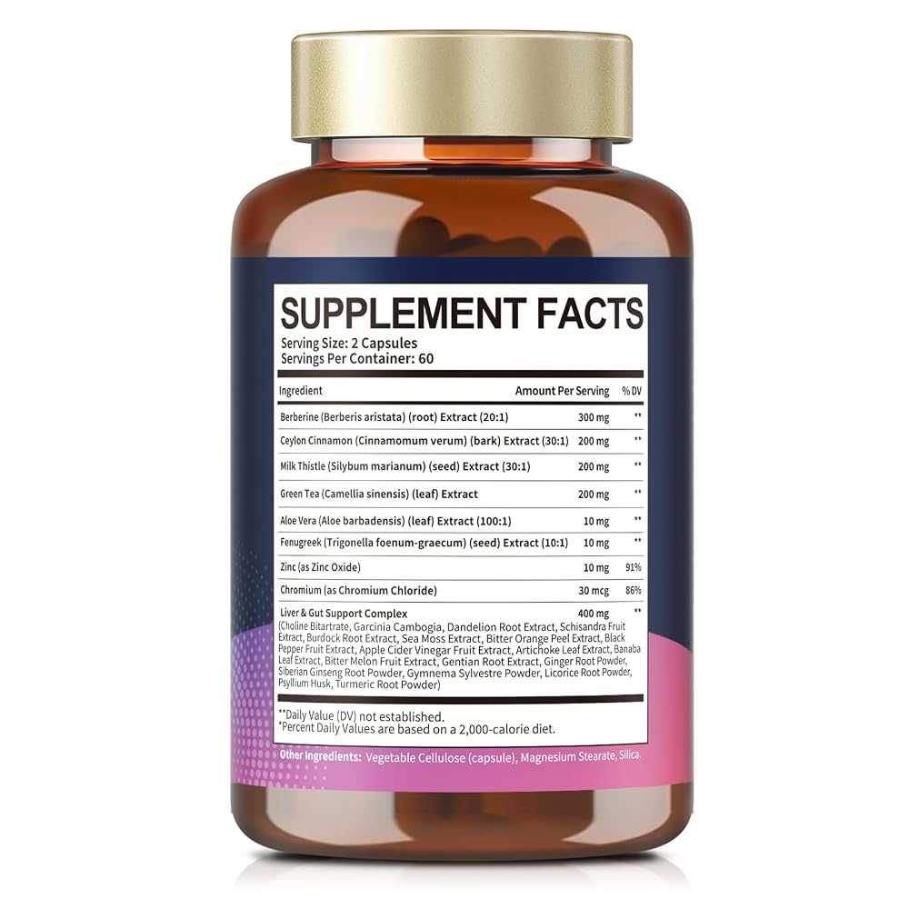 Totaria Berberine Supplement with Ceylon Cinnamon & Milk Thistle - image 8