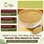 Organic Way Aloe Vera Powder (Aloe barbadensis) - Organic & Kosher