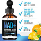 Vita Guard Pure NAD+ Liquid Drops 1000mg - 2 Fl Oz - image 6