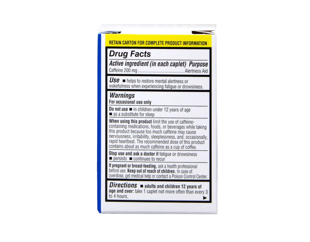 Jet-Alert Double Strength Caffeine 200 mg - 90 Caplets - image 4