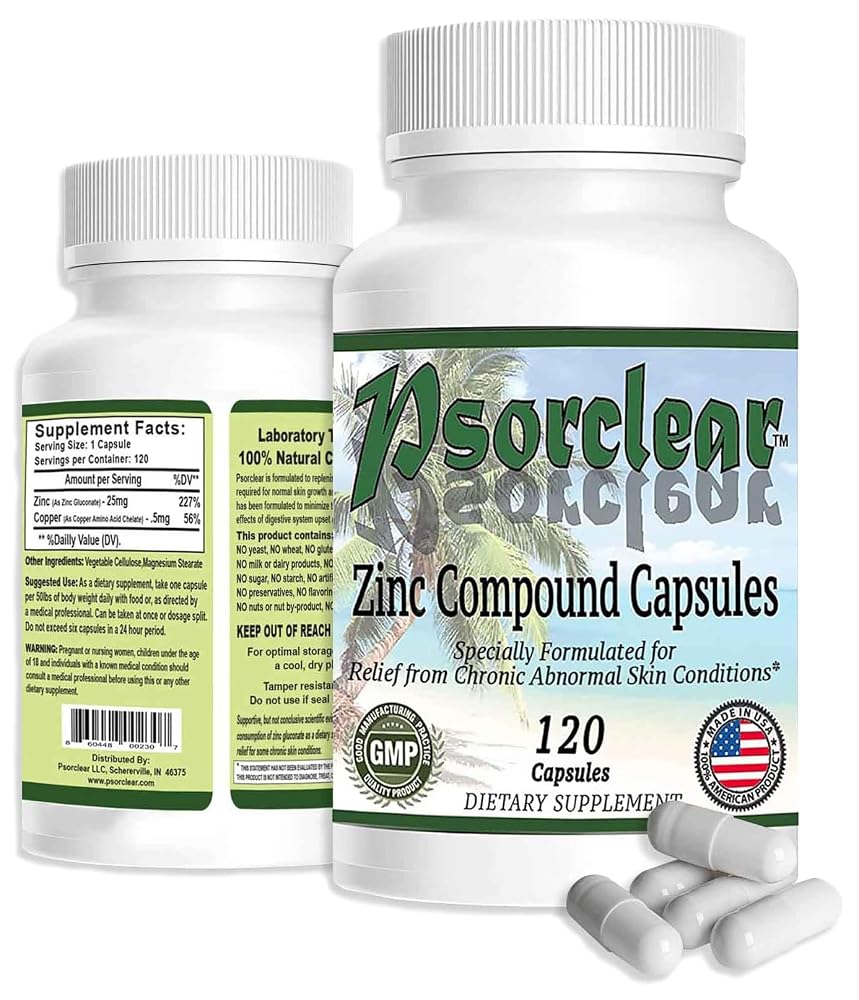 Psorclear Psoriasis & Eczema Relief - 120 Capsules