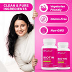 Safrel Biotin Vitamin B7 10,000mcg - 240 Capsules - image 4