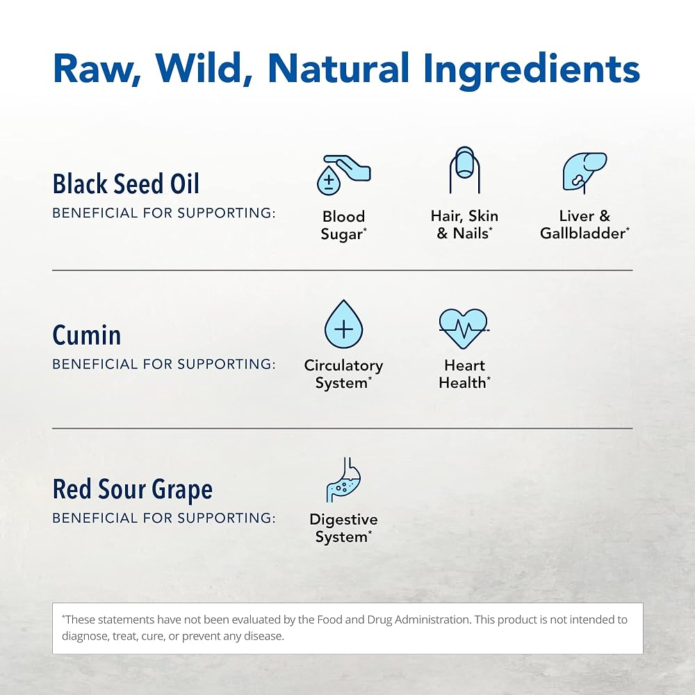 North American Herb & Spice Black Seed Plus - 90 Vegetarian Capsules - image 3