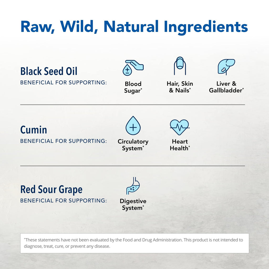North American Herb & Spice Black Seed Plus - 90 Vegetarian Capsules - image 3