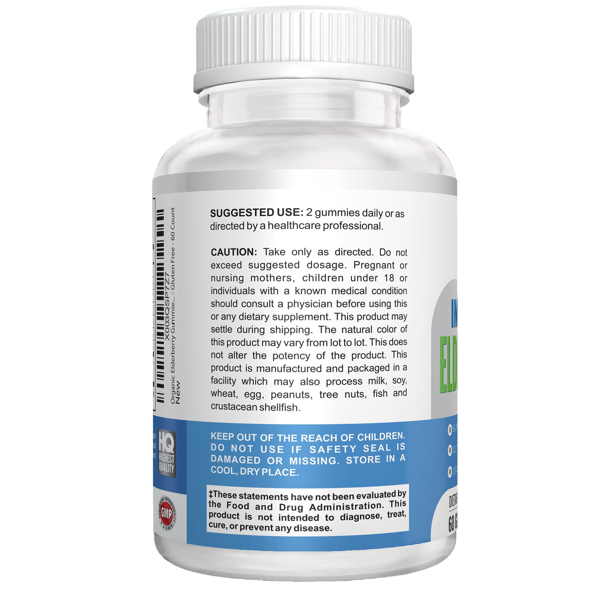 Vitalité Now! Organic Elderberry Gummies Immune Support - 60 Count - image 4