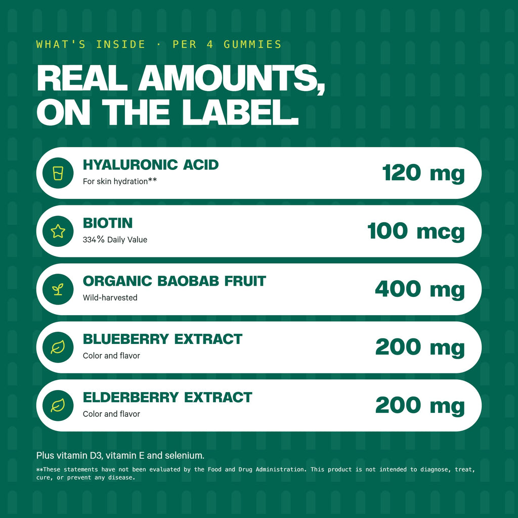 Kuli Kuli Moringa Gummies - Caffeine-Free Energy Supplements
