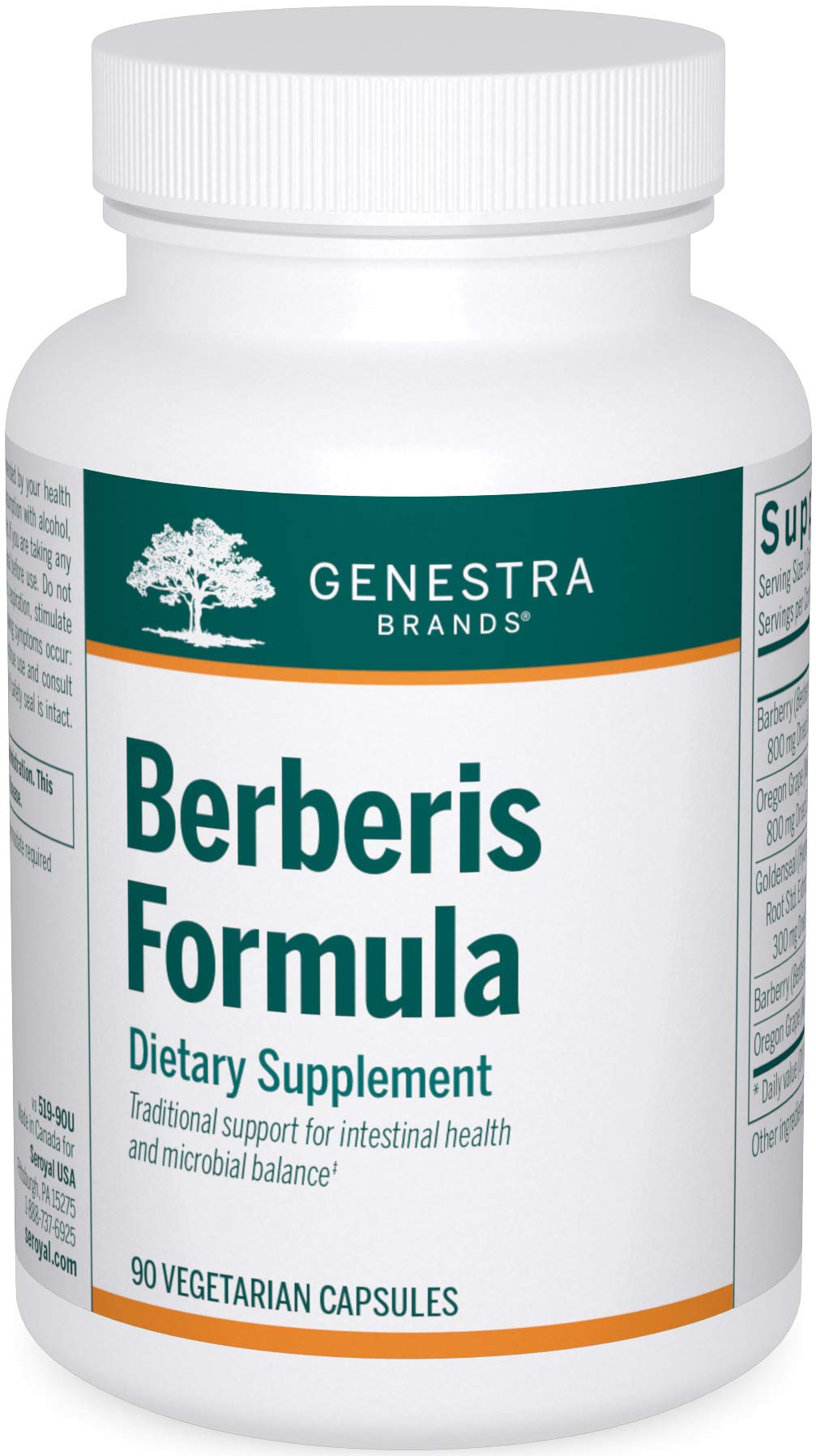 Genestra Brands Berberis Formula Digestive Health - 90 Capsules