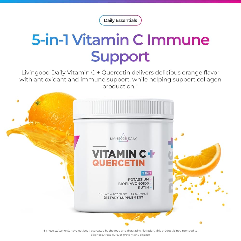 Livingood Daily High Dose Vitamin C Powder 2500mg - 30 Servings - image 2