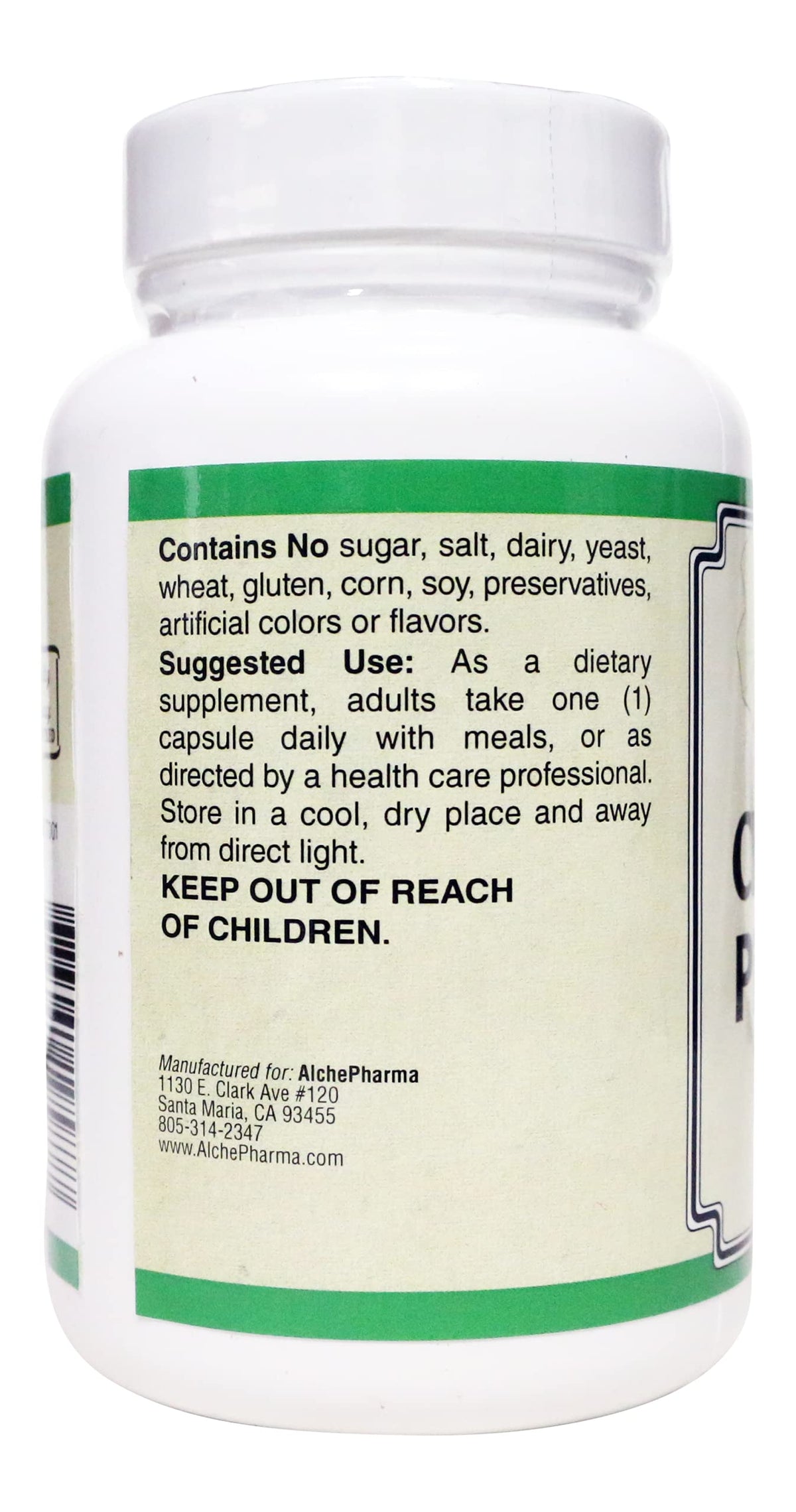 AlchePharma Chromium Picolinate 200 mcg - 90 Capsules - image 3