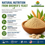Brieofood Brewers Yeast 1000 mg - 240 Tablets - image 4