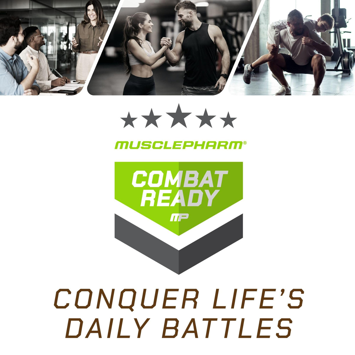 MusclePharm Combat Ready Protein Bar Chocolate Peanut Butter Cup - 12 Bars - image 9