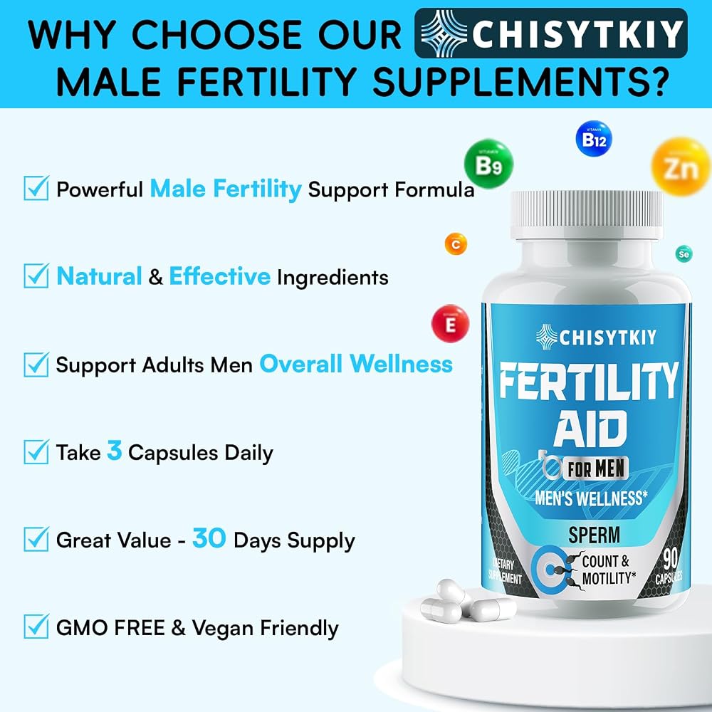Chisytkiy Male Fertility Supplement - 90 Vegetarian Capsules - image 4