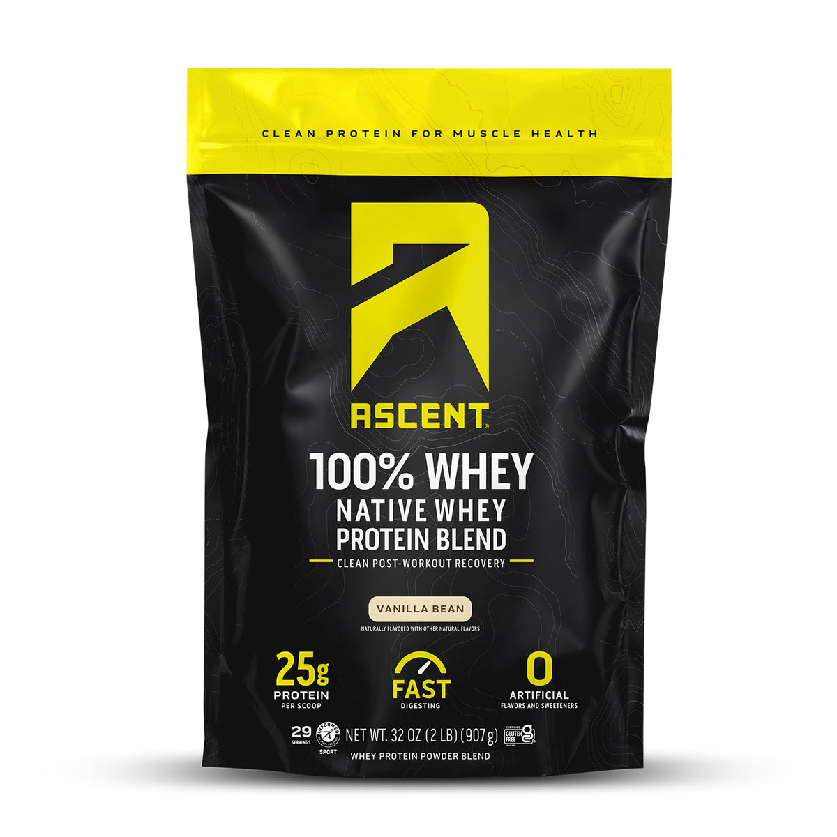 Ascent Whey Protein Powder - Post Workout Whey Protein Isolate