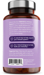 Vitamin Bounty Elderberry Immune Support with Zinc & Vitamin C - 120 Capsules - image 2