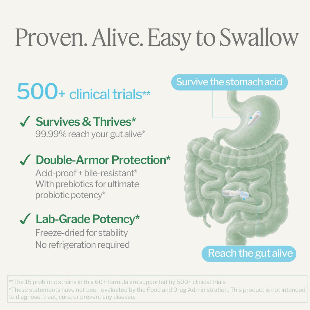Life-Space Premium Broad Spectrum Probiotics + Probiotic for 60+