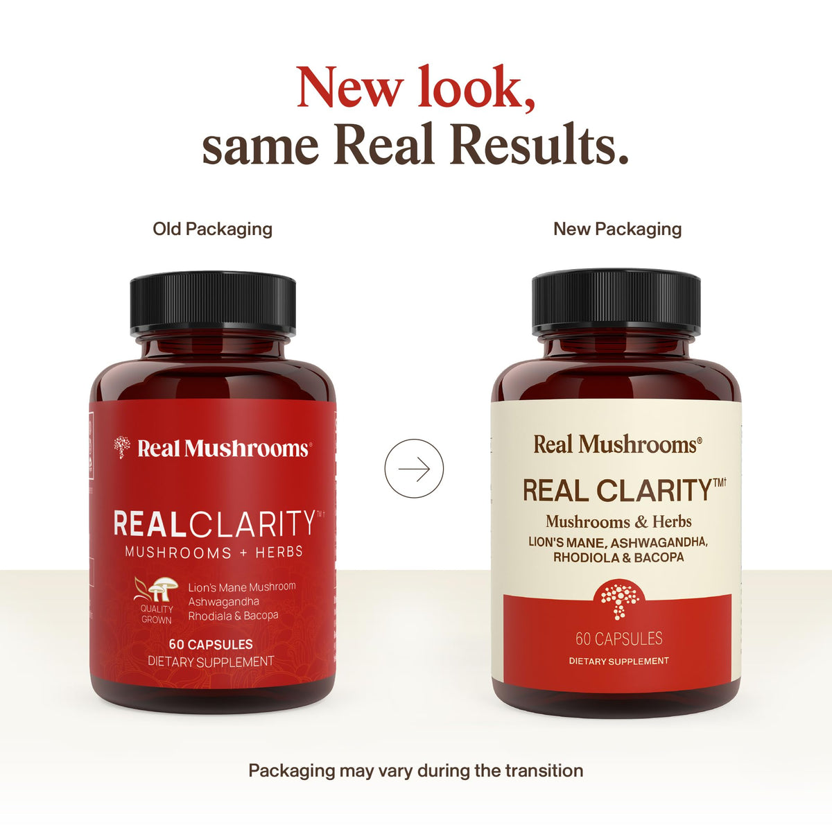 Real Mushrooms RealClarity Lion's Mane Capsules for Focus - 60ct - image 2