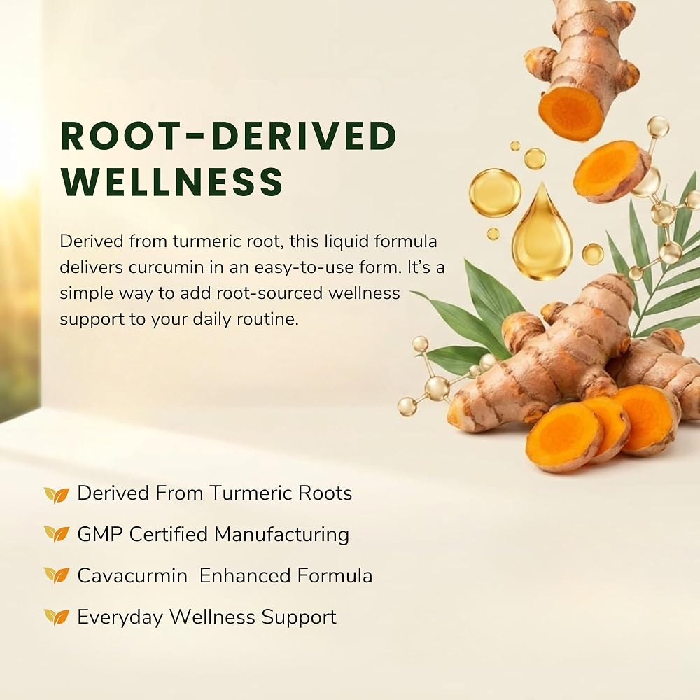 ENP Liquid Turmeric Curcumin with Cavacurmin for Joint Support - 32 Fl Oz - image 7