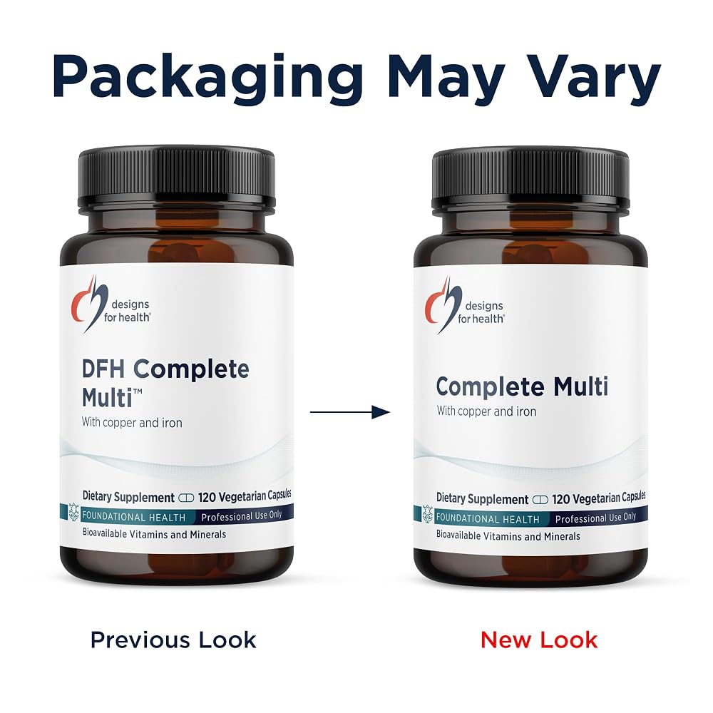 Designs for Health Complete Multi with Copper + Iron - 120 Capsules - image 4