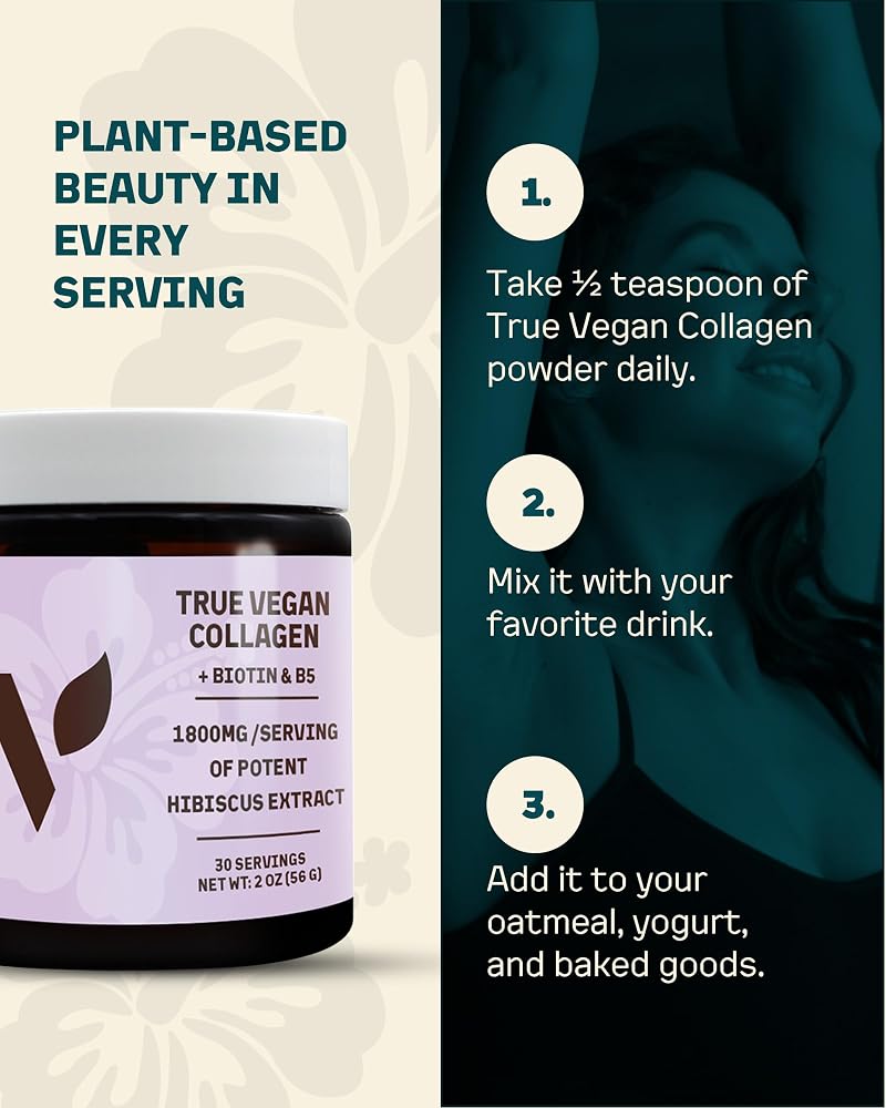 Veggimins True Vegan Collagen Hibiscus Powder - 2 oz - image 7