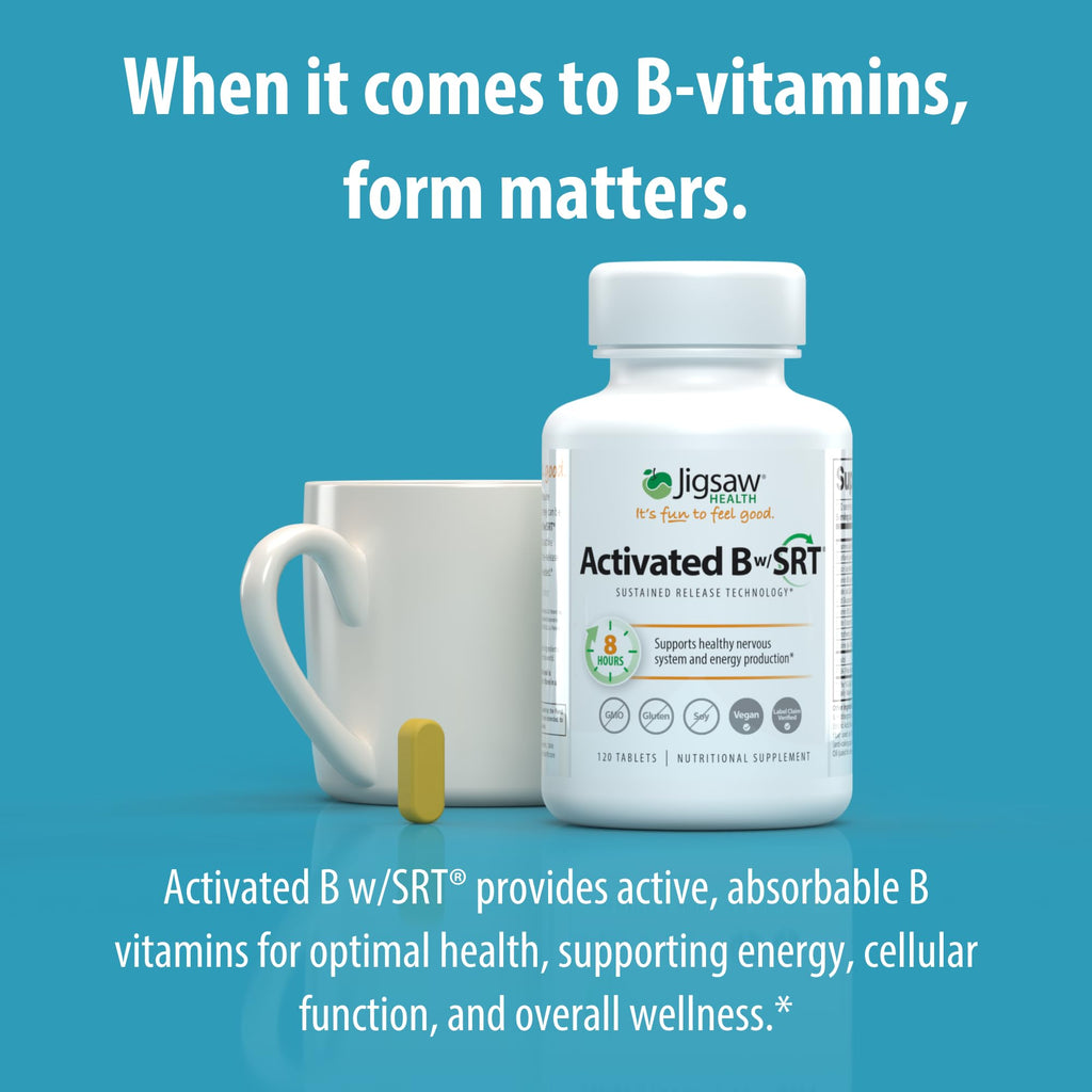 Jigsaw Health Activated B Complex with SRT - 120 Tablets - image 4