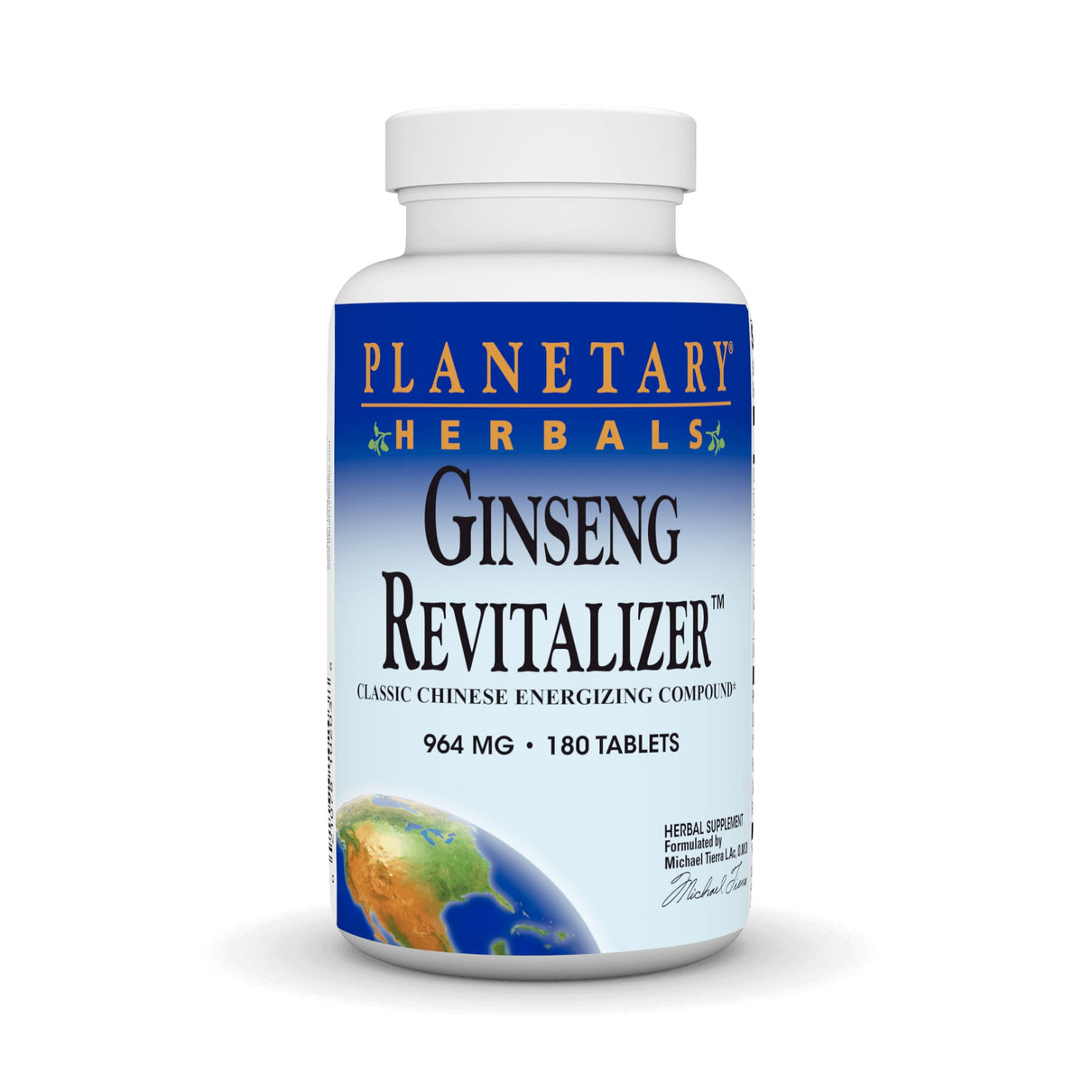 Planetary Herbals Ginseng Revitalizer 964 mg - 180 Tablets
