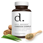 Daily Defense Candida Flush & Cleanse Gut Support - 60 Capsules