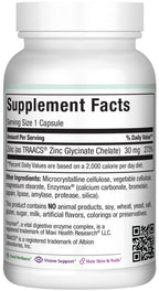Maxi Health Zinc Supplement 30mg with Enzymax - 100 Capsules - image 2