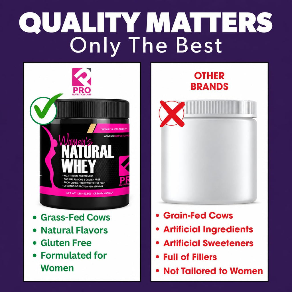PRO NUTRITION LABS Her Natural Whey Protein Powder - 1 lb - image 7