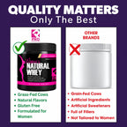 PRO NUTRITION LABS Her Natural Whey Protein Powder - 1 lb - image 7