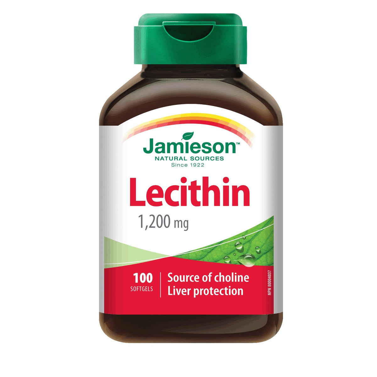 Jamieson Lecithin 1,200 mg Liver Support - 100 Softgels