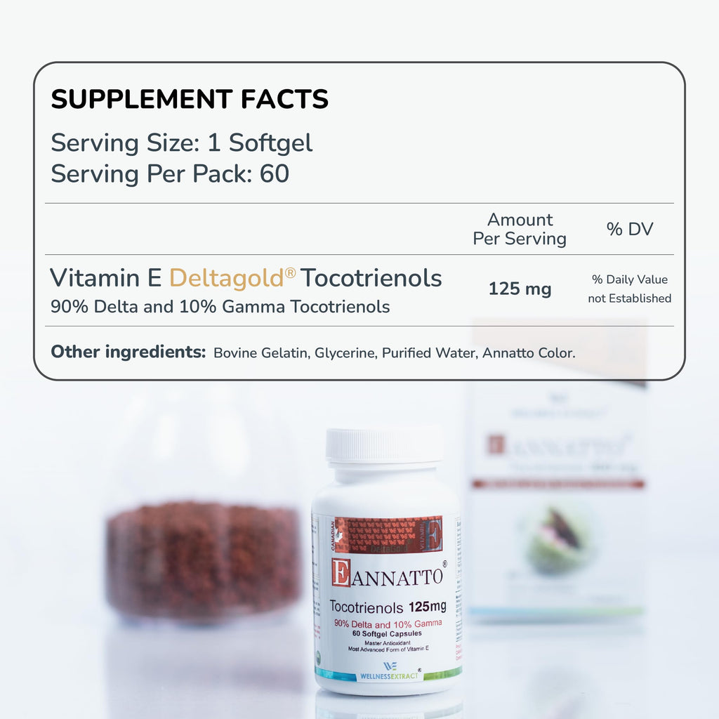 WELLNESS EXTRACT E Annatto Tocotrienols Deltagold Vitamin E
