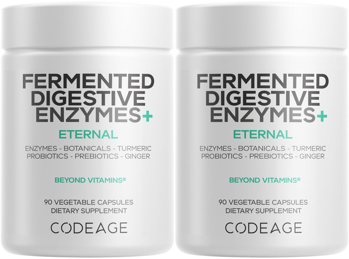 Codeage Fermented Digestive Enzymes with Probiotics - 180 Capsules