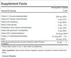 ANDREW LESSMAN PQQ 20 - Capsules - 20mg Pyrroloquinoline Quinone
